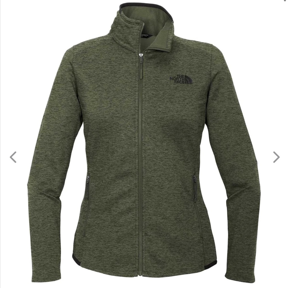 The North Face Full-Zip Fleece Jacket, four leaf clover heather skyline, womens